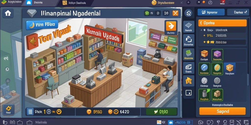 Tampilan awal permainan yang menarik dan intuitif.