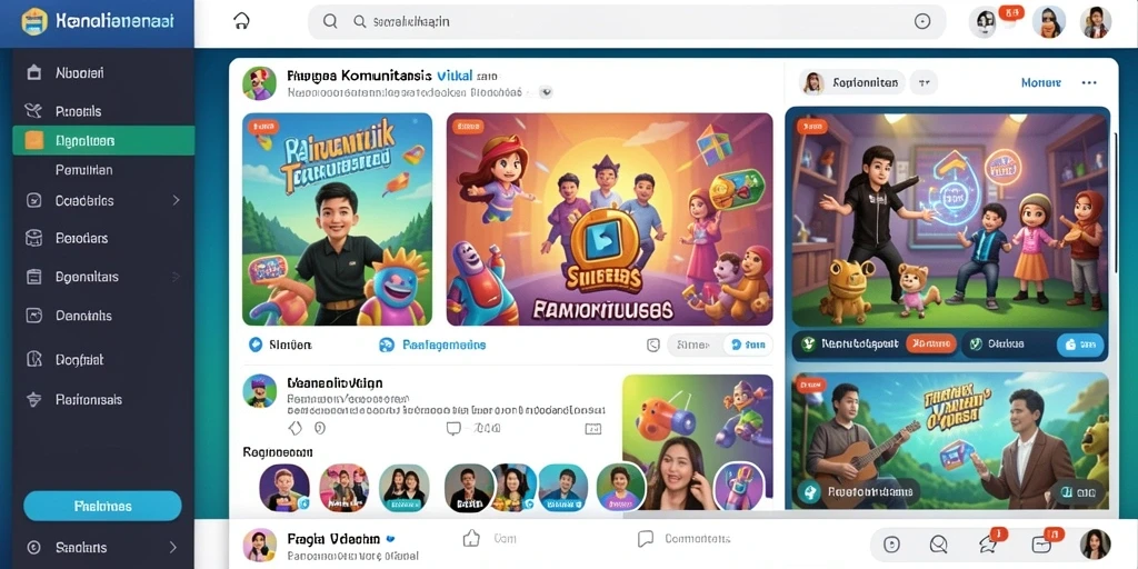 Tampilan antarmuka yang menarik dan mudah dinavigasi.
