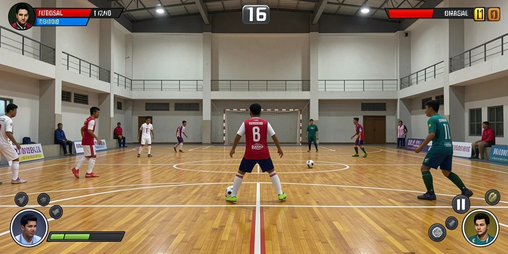 Screenshot menampilkan karakter utama dalam aksi petualangan.