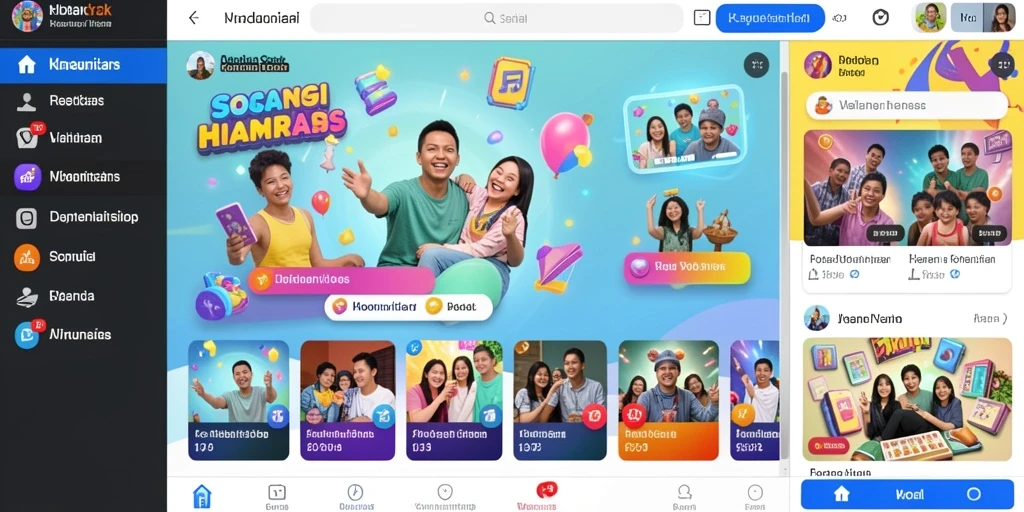 Tangkapan layar menunjukkan karakter utama dalam aksi mendebarkan.
