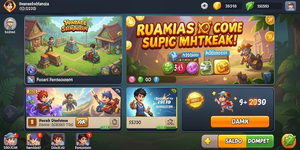 Tampilan awal yang menarik dan mudah dinavigasi.